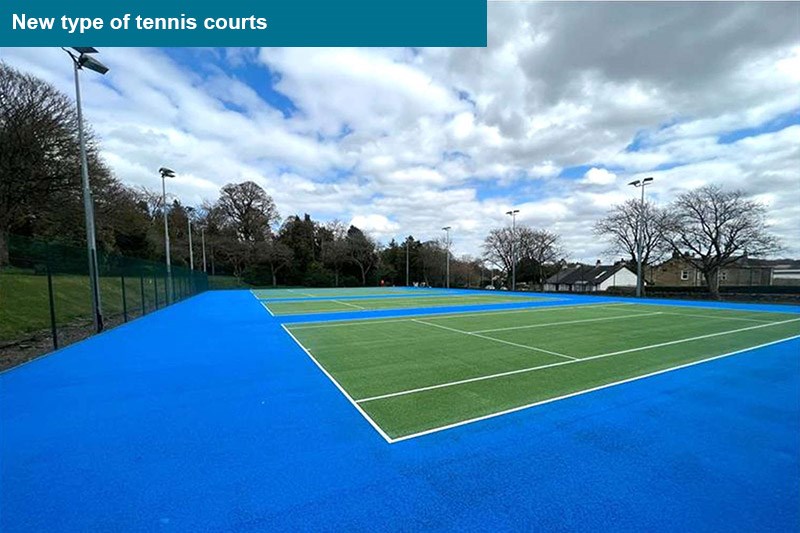 What The New Tennis Courts Will Look Like