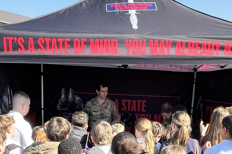 Royal Marines Marquee (1)