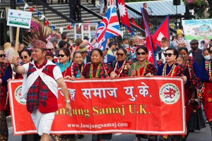 People in the parade