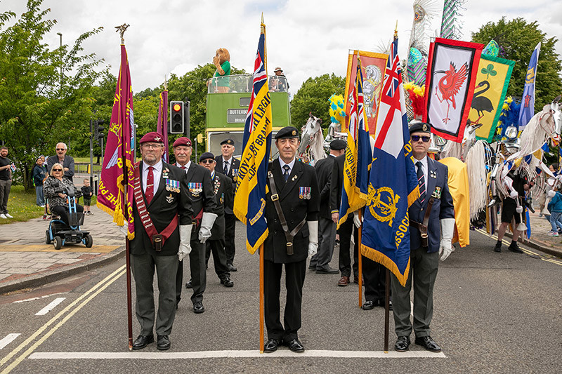 Standard Bearers At Victoria Day