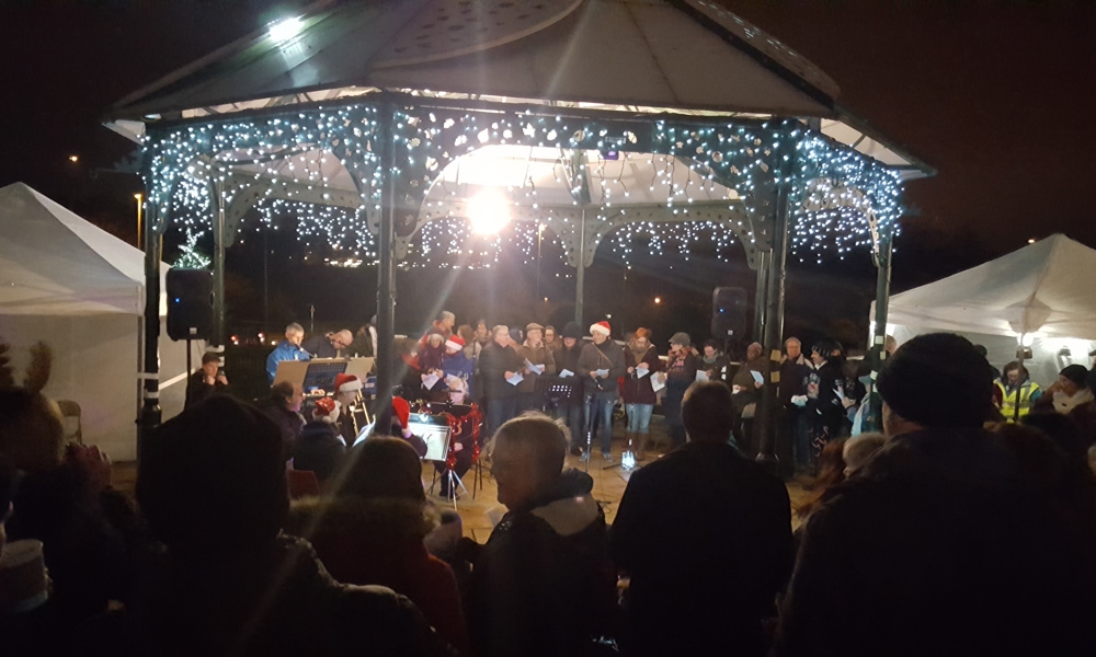 Performers at Carols by Lantern Light
