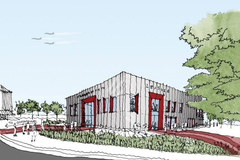 Farnborough Leisure Centre Sketch