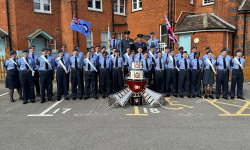 Cadets from 457 (Farnborough) Air Cadets Squadron