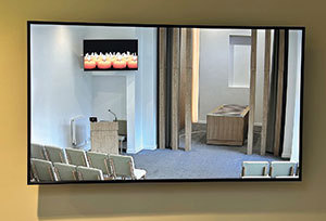 Webcam view of chapel