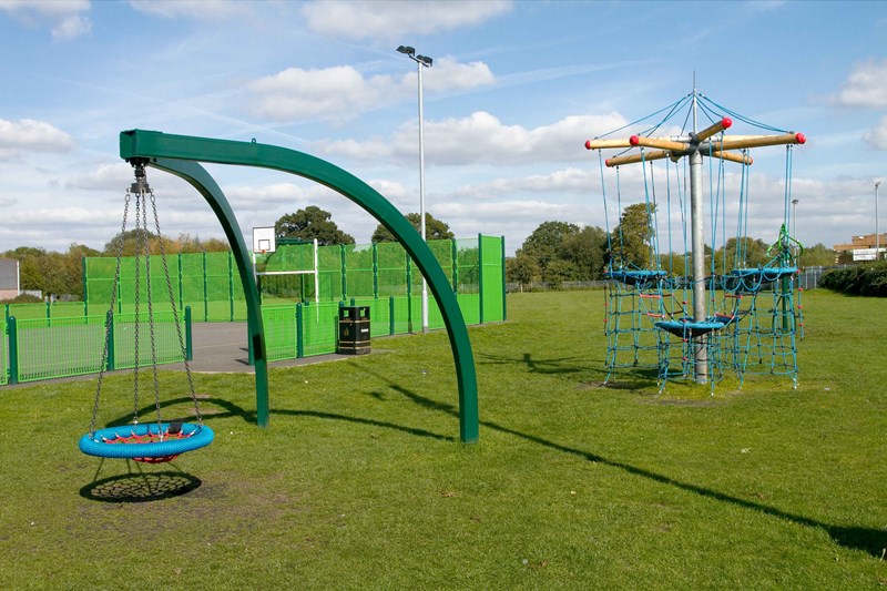 Ivy Road Recreation Ground play equipment