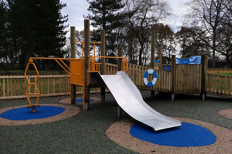 Playground Slide At Southwood Country Park