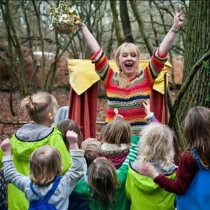 Woodland story time and children