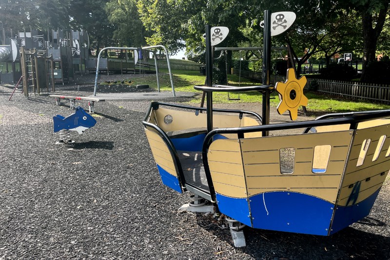 Pirate Ship At Municipal Gardens Play Area