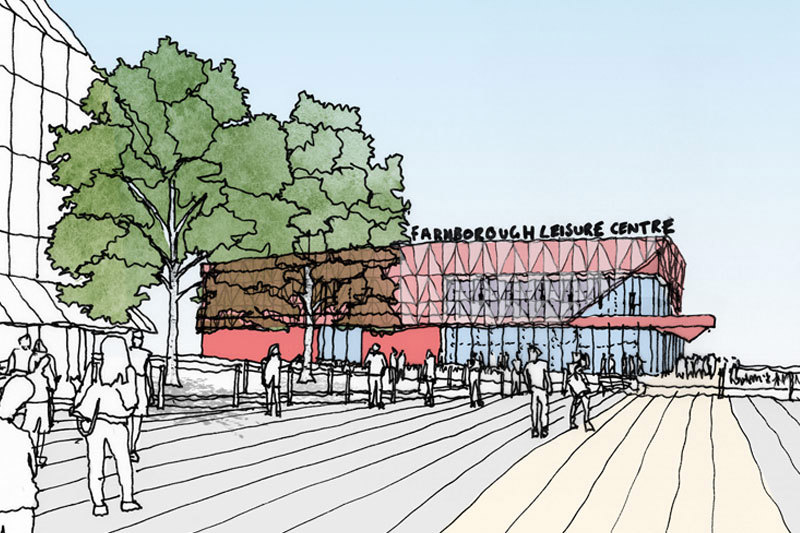 Artist's Impression Looking Down Queensmead