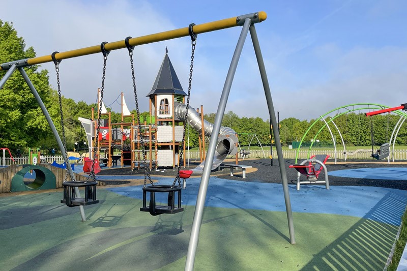 Moor Road Playground Swing