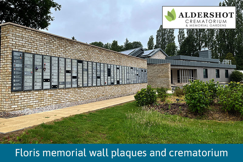 Floris memorial plaque and crematorium
