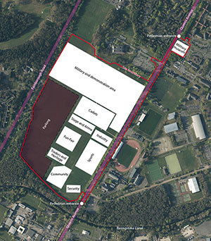 Armed Forces Day site plan