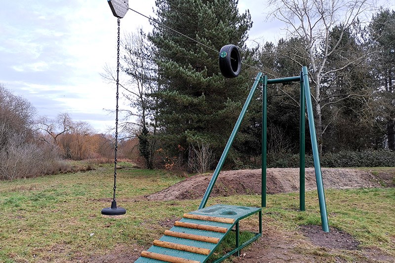 Playground Zip Wire At Southwood Country Park