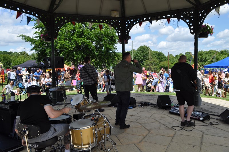 A performance at the bandstand