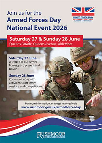 Armed Forces Day National Event 2026 poster