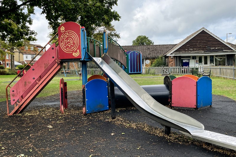 Cove Green Playground Slide