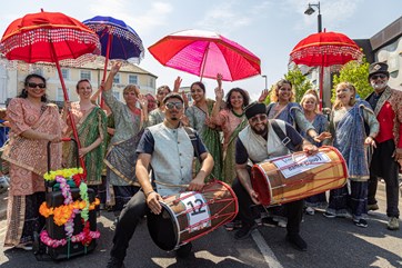 Drummers in the parade