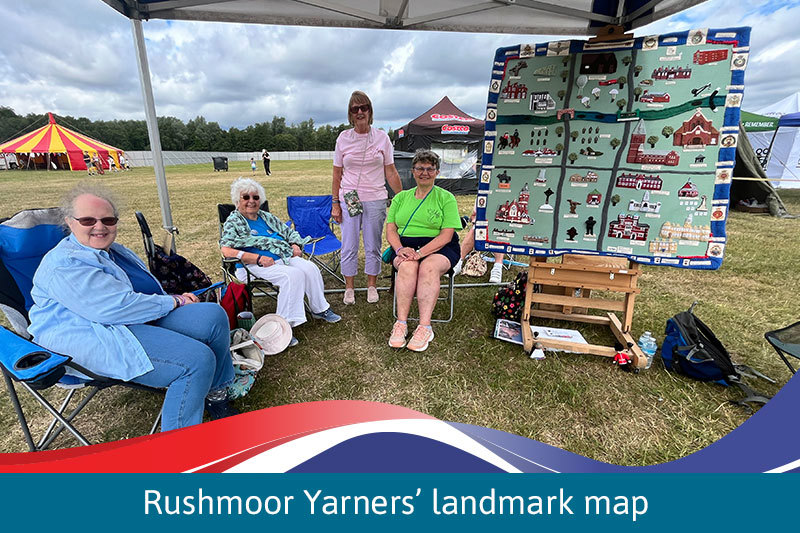 Rushmoor Yarners Landmark Map