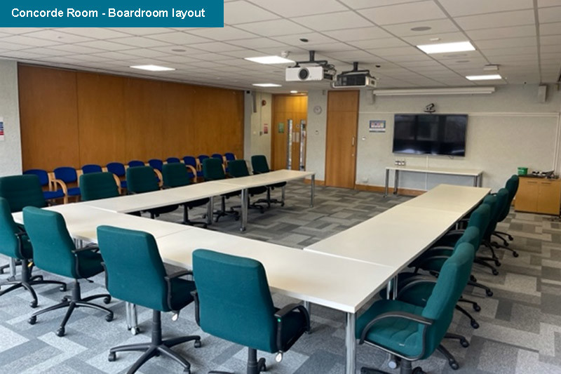 Concorde Room Boardroom Layout
