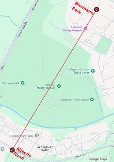 Road closures map for Queens Avenue