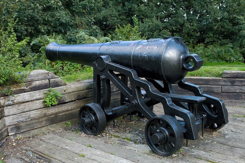 Redan Hill Fortifications cannon