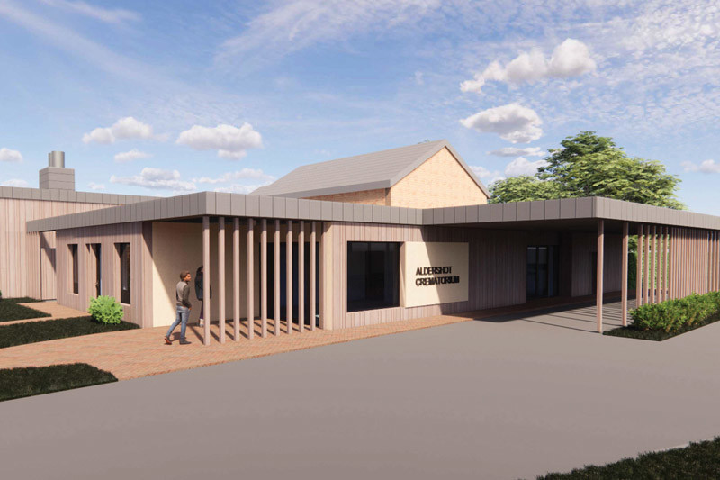 Front Of New Crematorium