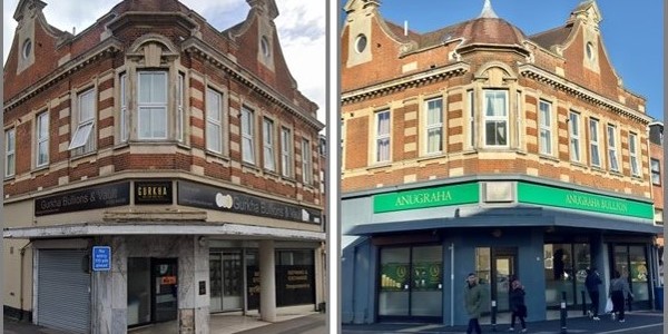 Before and After Shop Front Grants Photo