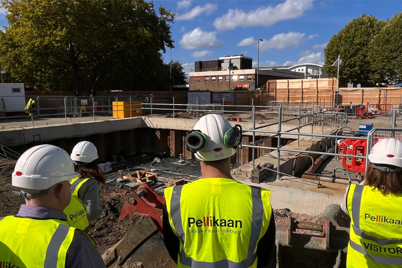 Farnborough Pools And Fitness Centre Looking Over Imprint Of The New Learner Pool