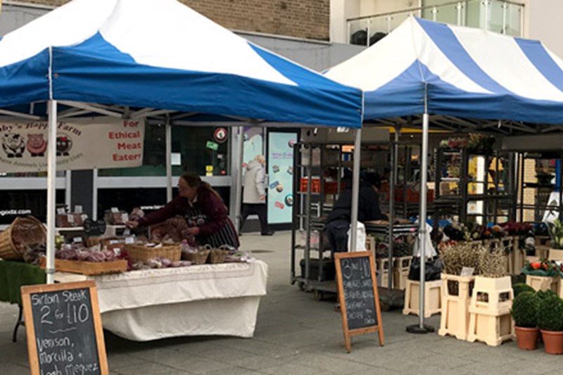 Farm stall in Farnborough