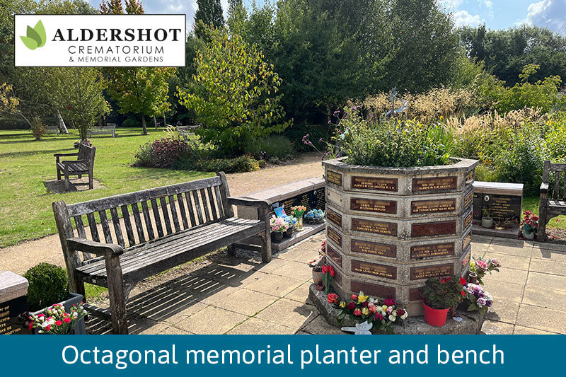 Octagonal Planter And Bench
