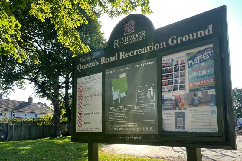 Queens Road Noticeboard