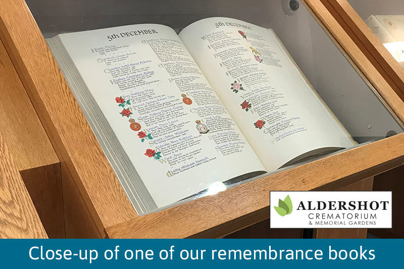 Close Up Of One Of Our Remembrance Books