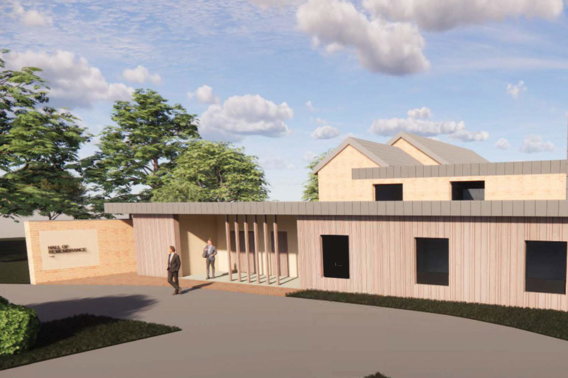 Rear Of New Crematorium
