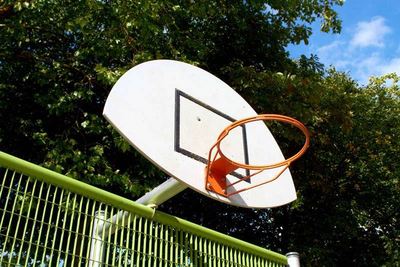 Queens Road basket ball hoop
