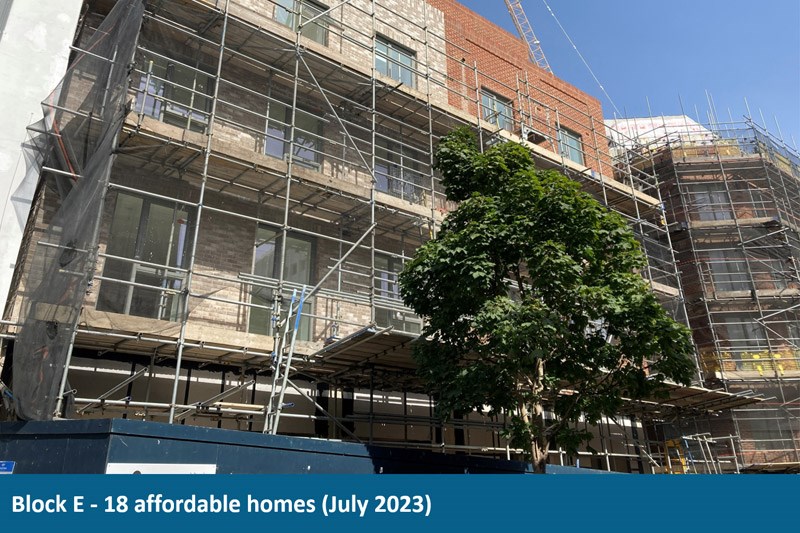 Block E 18 Affordable Homes (July 2023)