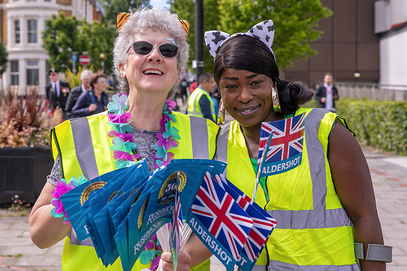 Volunteers At Victoria Day